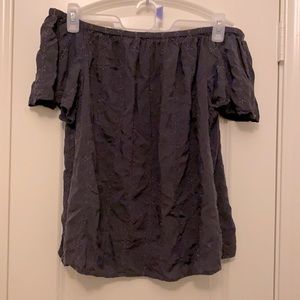 Torrid Dark gray off the shoulder top